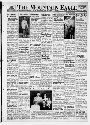 the mountain eagle old newspaper
